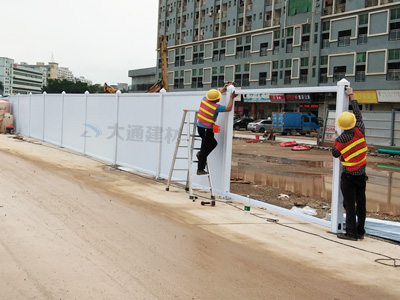 市政標準PVC圍擋價格 多少錢一平米？