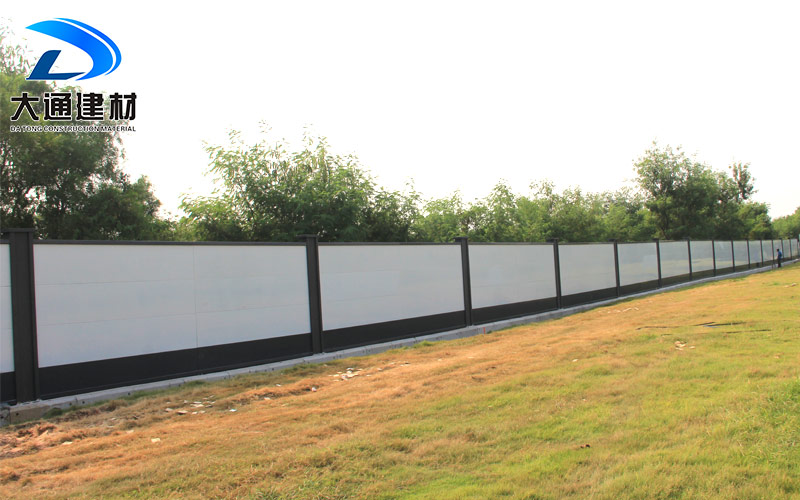 深圳市政圍擋，市政施工圍擋安裝現場效果圖