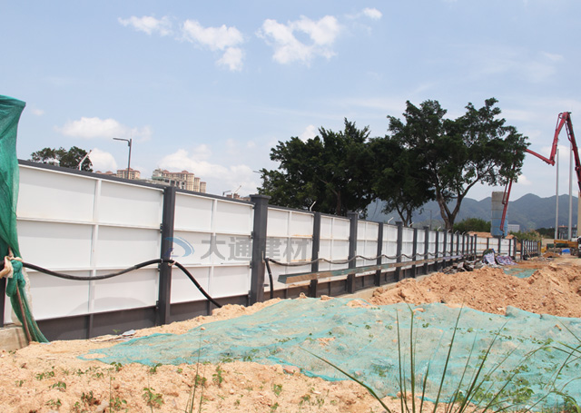 東莞長安建筑工地圍擋哪家好？選擇大通烤漆圍擋A類-東莞-深圳市大通建材有限公司鋼圍擋生產定制廠家